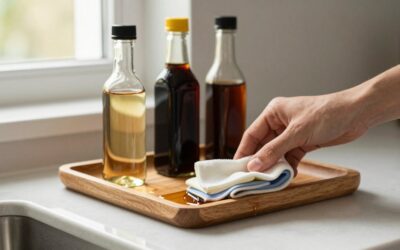 How to Clean Sticky Coffee Syrup Bottle Organizer Trays (2026): Step-by-Step