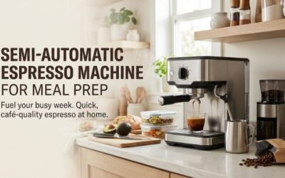semi automatic espresso machine for meal prep