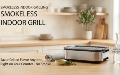 smokeless indoor grill
